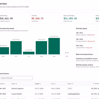 Freelance Invoicing preview
