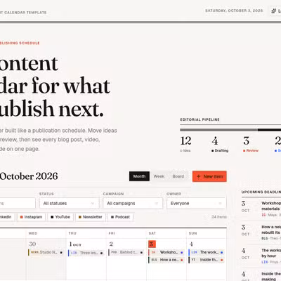 Editions preview