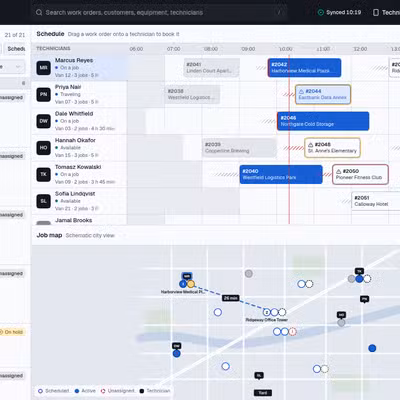 Field Service Management App preview