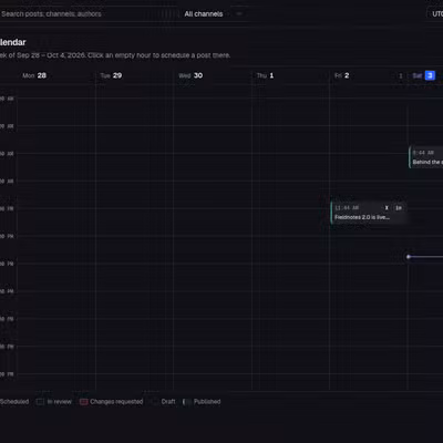 Social Media Content Planner preview