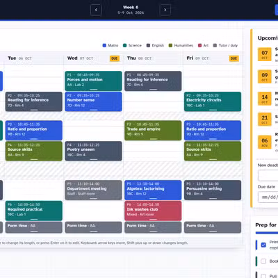 Teacher Planner preview